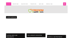 Desktop Screenshot of freedomhealthcare.co.uk